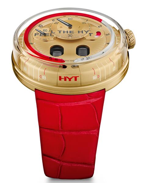 Replica HYT h0 048-GD-98-RF-RU Feel The HYT Edition watch